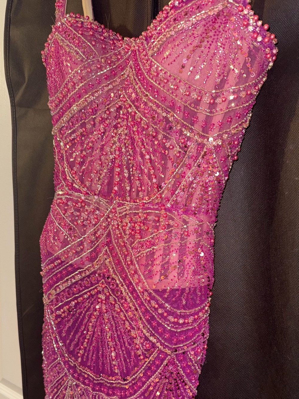 Albina Dyna Blush Gown - Picture 3 of 9